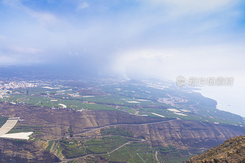 Tazacorte view from Mirador de la Punta. 10/14/2021拉帕尔马，加那利群岛